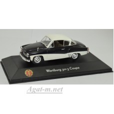 7230027-АТЛ WARTBURG 311-3 Coupe 1958 Black/White
